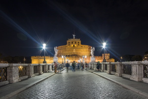 Castel Sant'Angelo from Sant'Angelo bridge - Pons Ælius