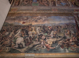 Giulio Romano - The Battle of the Milvian Bridge