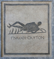 Skeleton Mosaic from via Appia sepulcre
