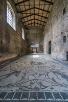 Hall XI with Hercules & Achilles mosaic 