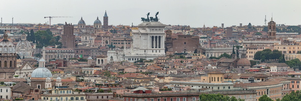 Altare della Patria & Capitole Hill from Janiculum