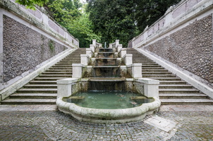 Fontain in the park of Janiculum