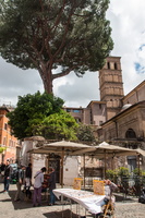 Street market near Santa Maria