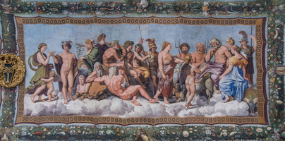 Council of the Gods (Raphael, 16th AD) deciding on whether Psyche can marry Cupid