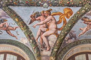 Jealous Venus designating Psyche to her son Cupid so that he makes her fall in love to an hidious man