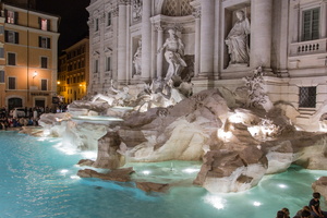 Trevi fountain (Salvi / Pannini, 18th AD)