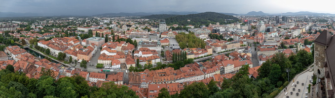 Ljubjlana from the Castle