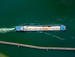 Barge over Krammer